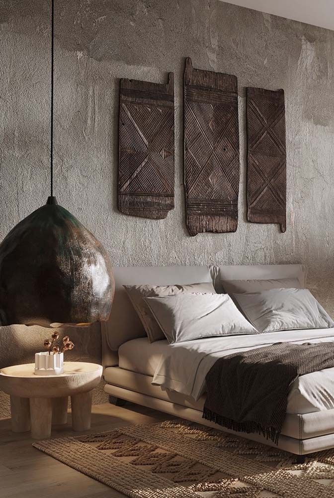 Стильный интерьер спальни в натуральных оттенках