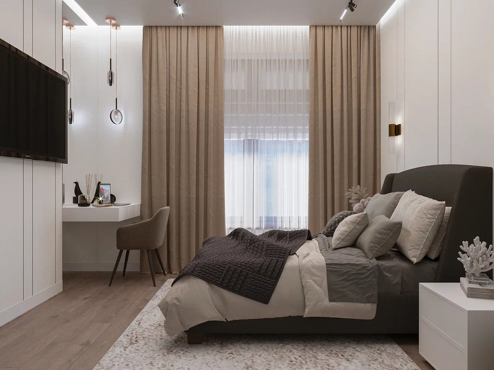 Крашеные стены в интерьере: 27 волшебных идей