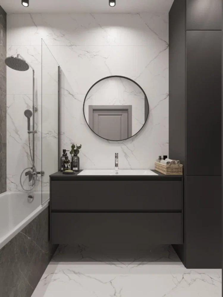 Как удобно устроить хранение под раковиной: 15 примеров