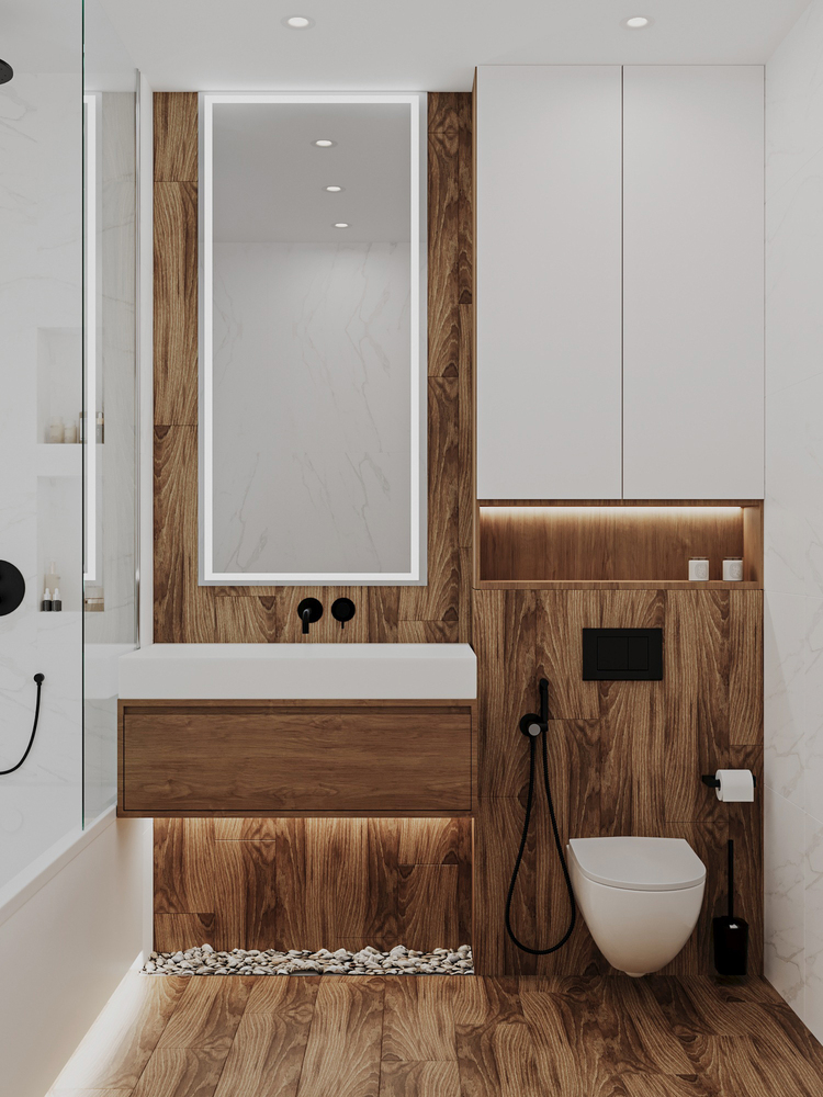 Как создать ванную комнату в экостиле