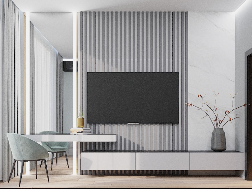 Минимализм в маленькой трехкомнатной квартире площадью 75 метров в центре Москвы