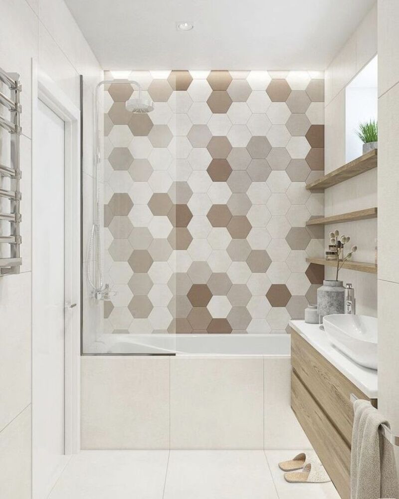 Плитка-гексагон: модные идеи и варианты применения в интерьере