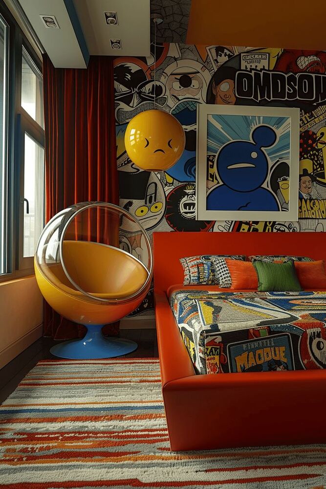 Спальня в стиле пин-ап: яркие идеи от ReRooms