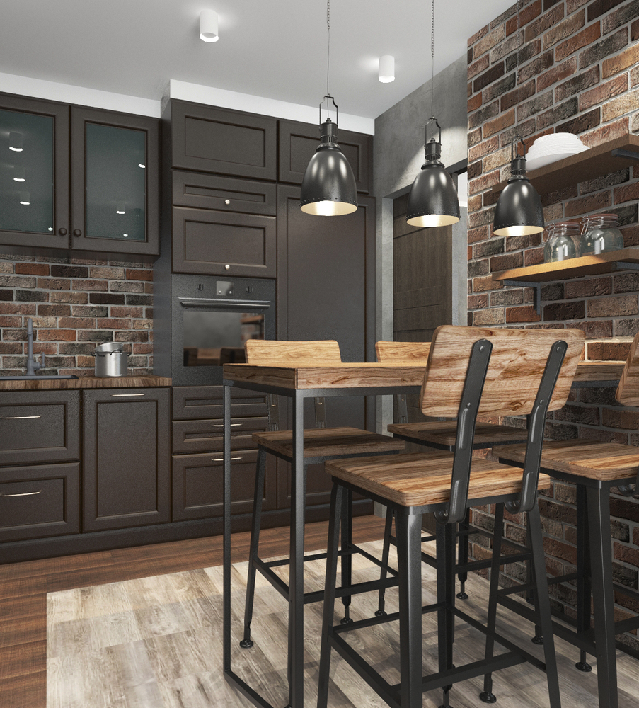 Как использовать в интерьере искусственно состаренное дерево