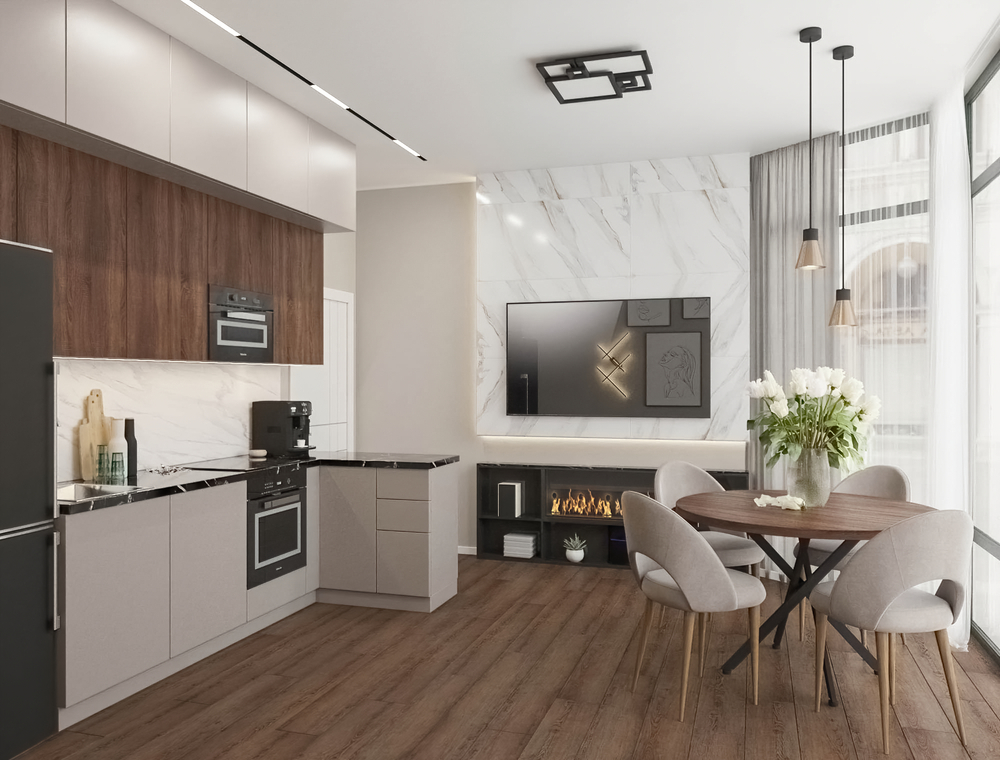 14 современных идей дизайна угловой кухни