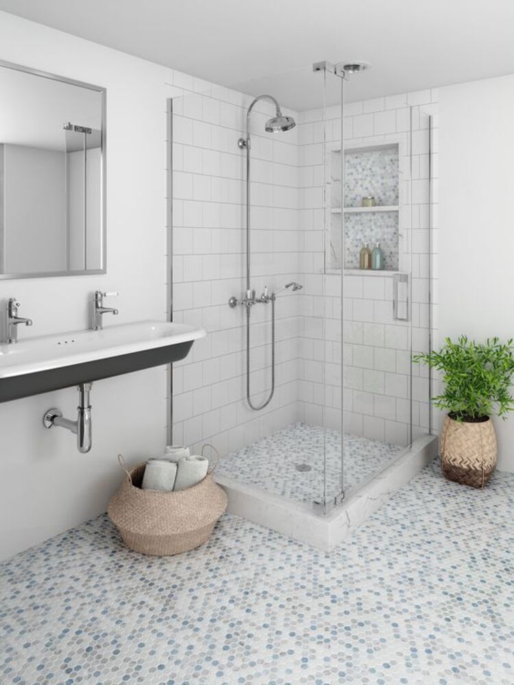 Дизайн ванной комнаты с мозаикой: 17 классных вариантов