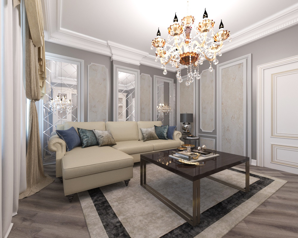 Красивые ламбрекены для зала: 10 примеров современного дизайна