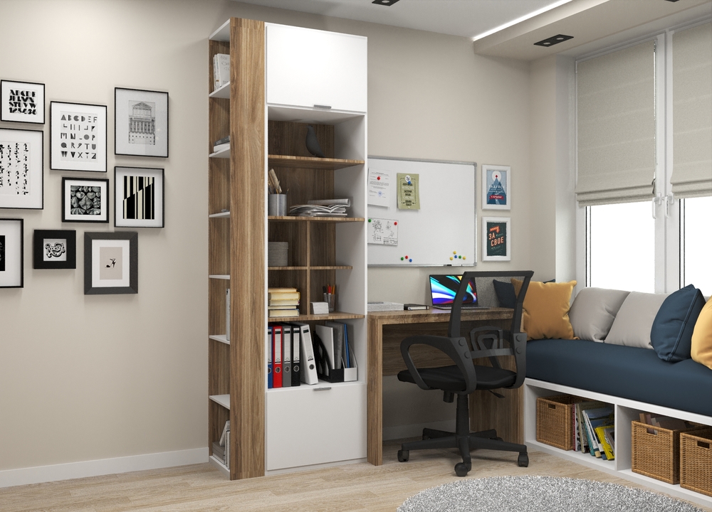 Письменный стол для школьника: дизайн и примеры в интерьере