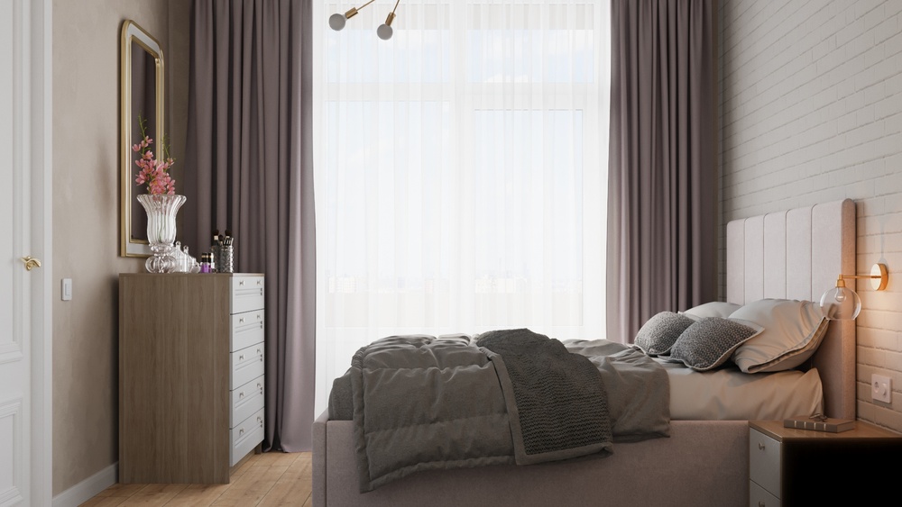 18 стильных спален с угловым шкафом