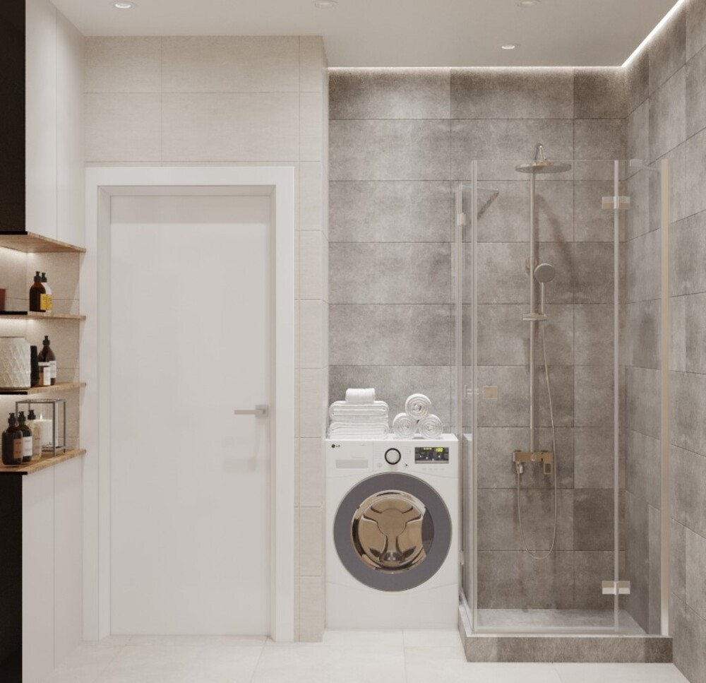 Дизайн ванной комнаты с душевой кабиной: 20 лучших идей