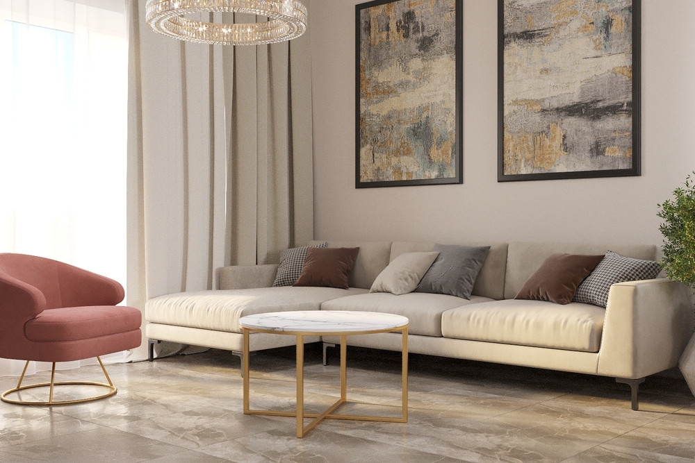 Современные гостиные с угловым диваном