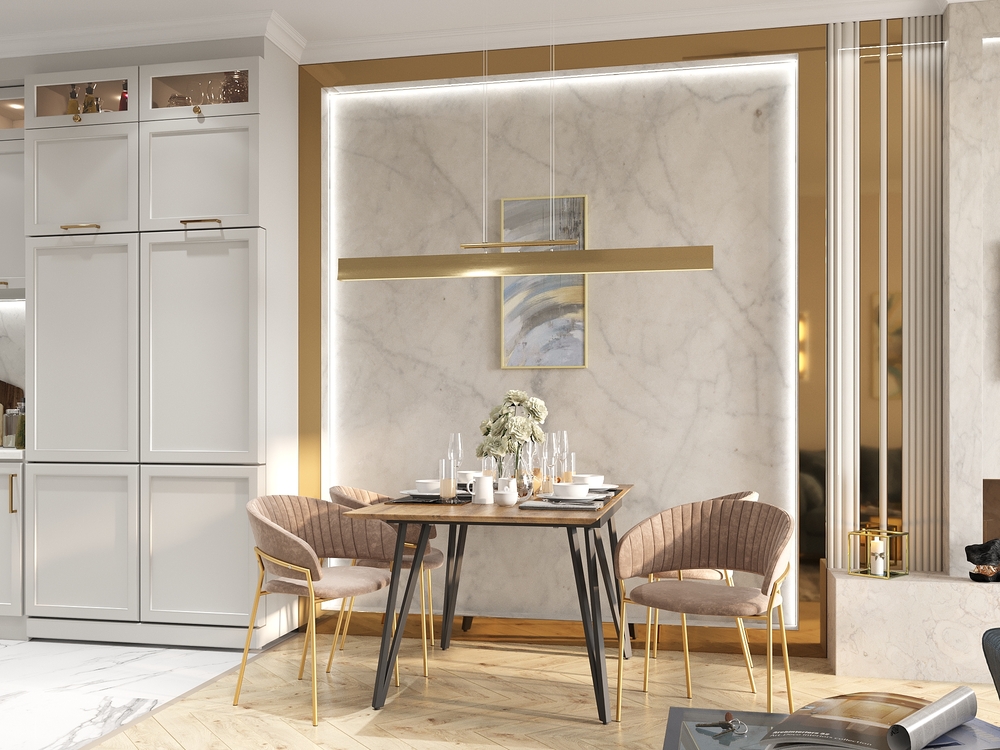 Кухня в стиле ар-деко: 30 примеров характерного дизайна