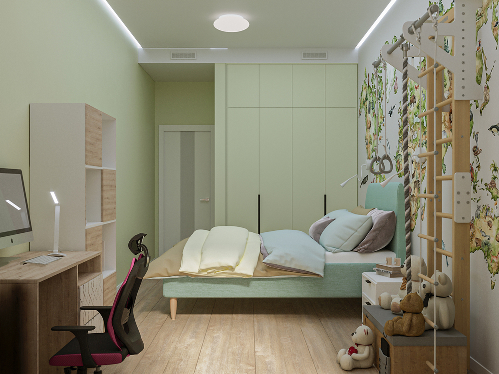 Классические и дизайнерские карты мира в интерьере: 25 запоминающихся примеров