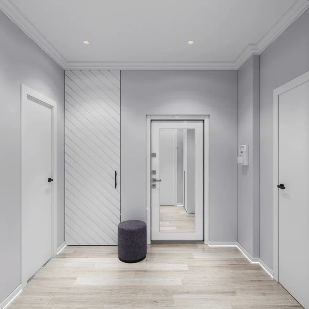 Как гармонично сочетать двери, пол и плинтус