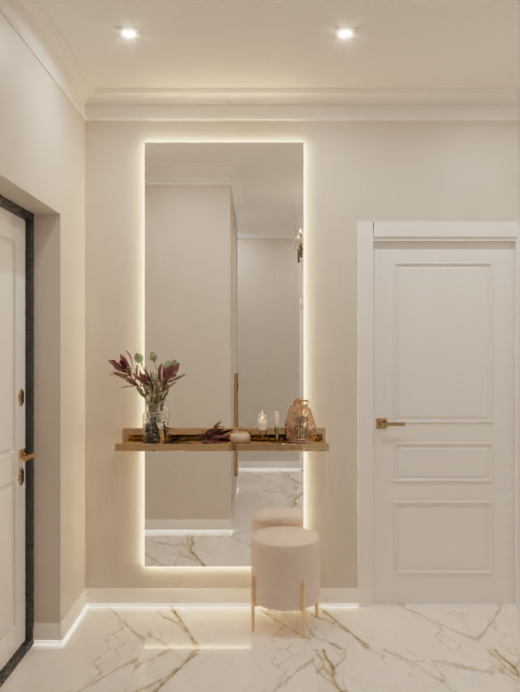 Зонирование квартиры с помощью зеркал: 10 стильных вариантов