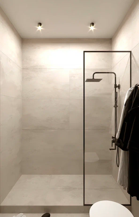 Фото № 16: Дизайн ванной с душевой кабиной: 30 современных вариантов