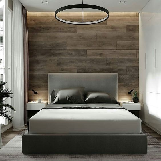 Фото № 10: Как красиво и практично оформить стены в спальне: идеи и советы