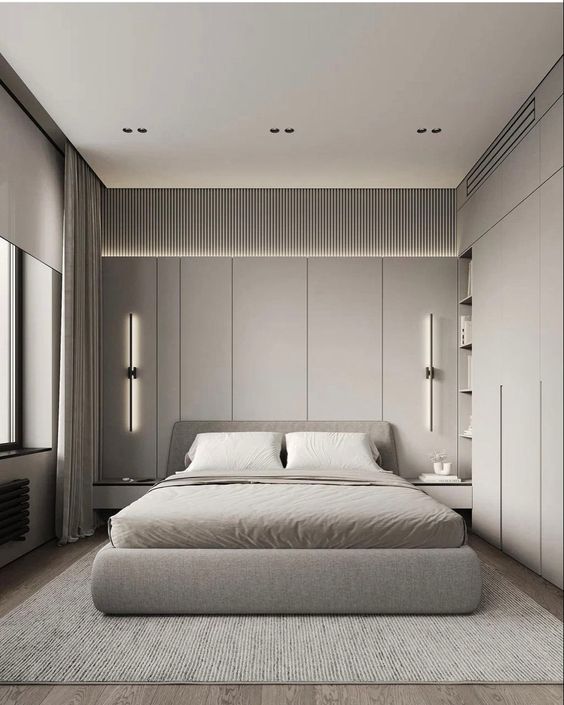 Фото № 12: Как красиво и практично оформить стены в спальне: идеи и советы