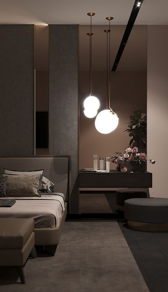 Фото № 19: Как красиво и практично оформить стены в спальне: идеи и советы