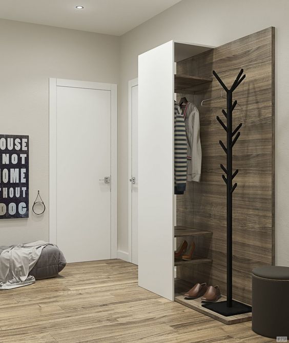 Фото № 24: 30 крошечных прихожих