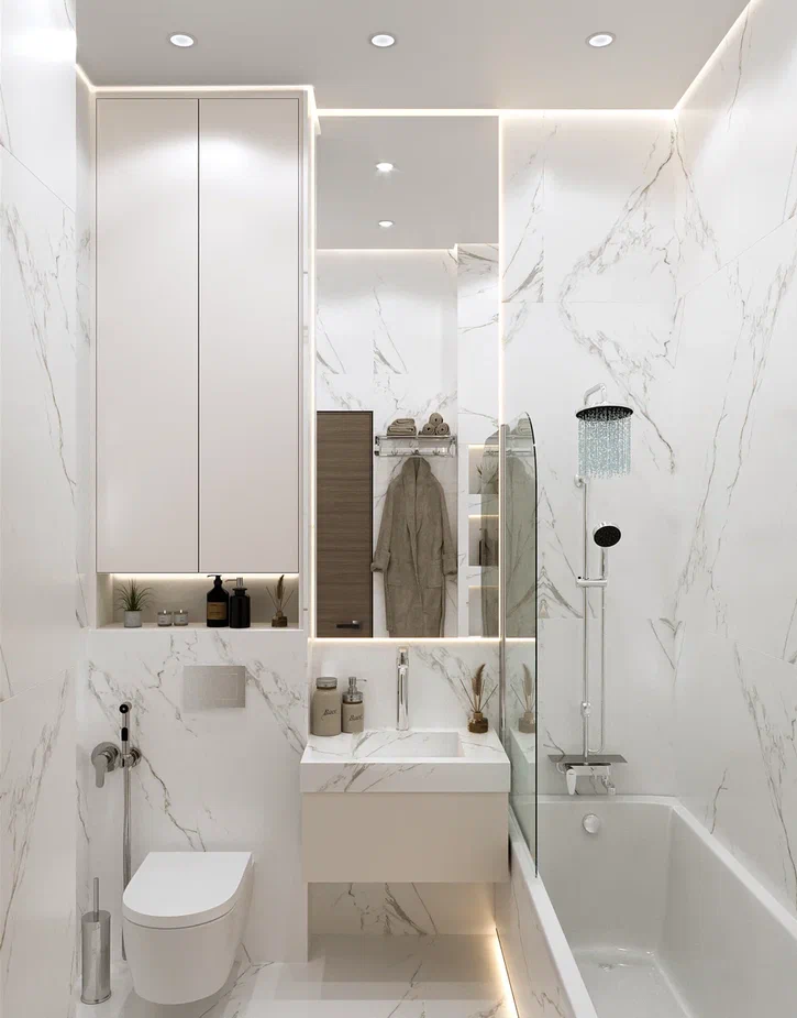 Фото № 3: Как выбрать зеркало в ванную: 10 лайфхаков