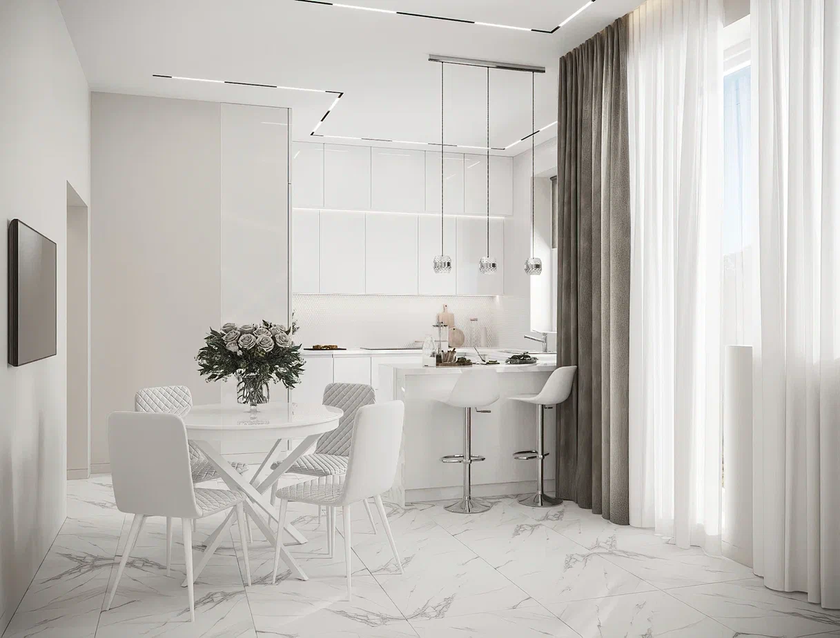 Фото № 1: 7 правил создания интерьера квартиры-студии