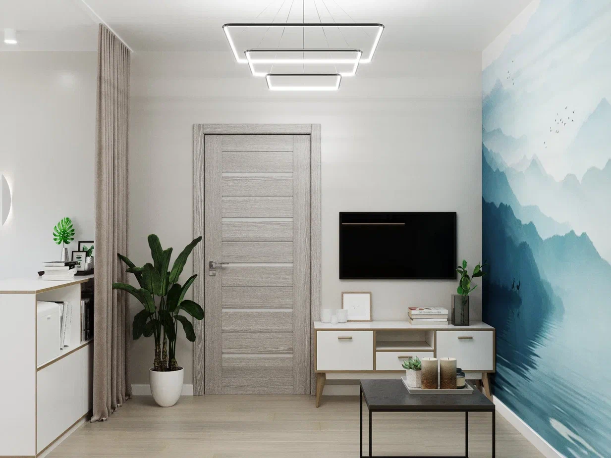 Фото № 1: Как гармонично сочетать двери, пол и плинтус