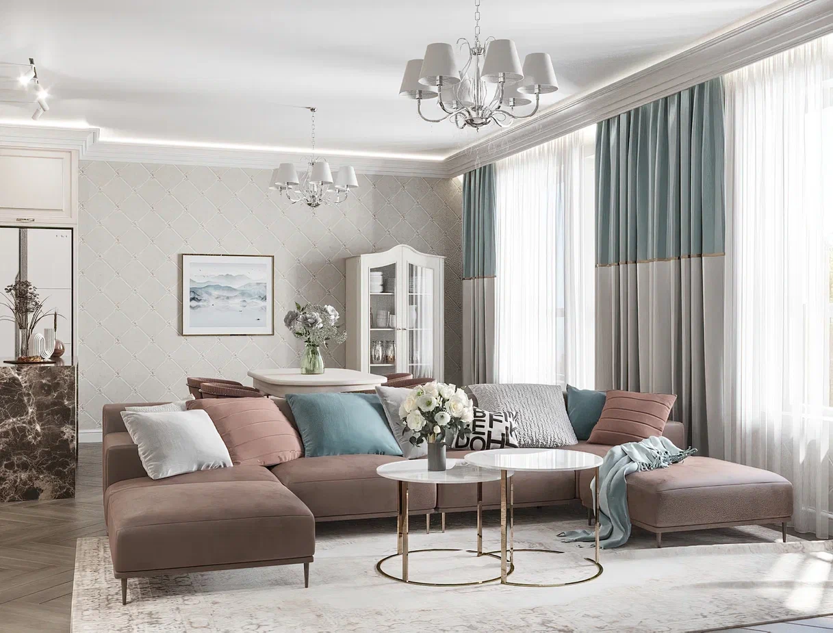 Фото № 10: Ковер в гостиной: как правильно выбрать и разместить на полу