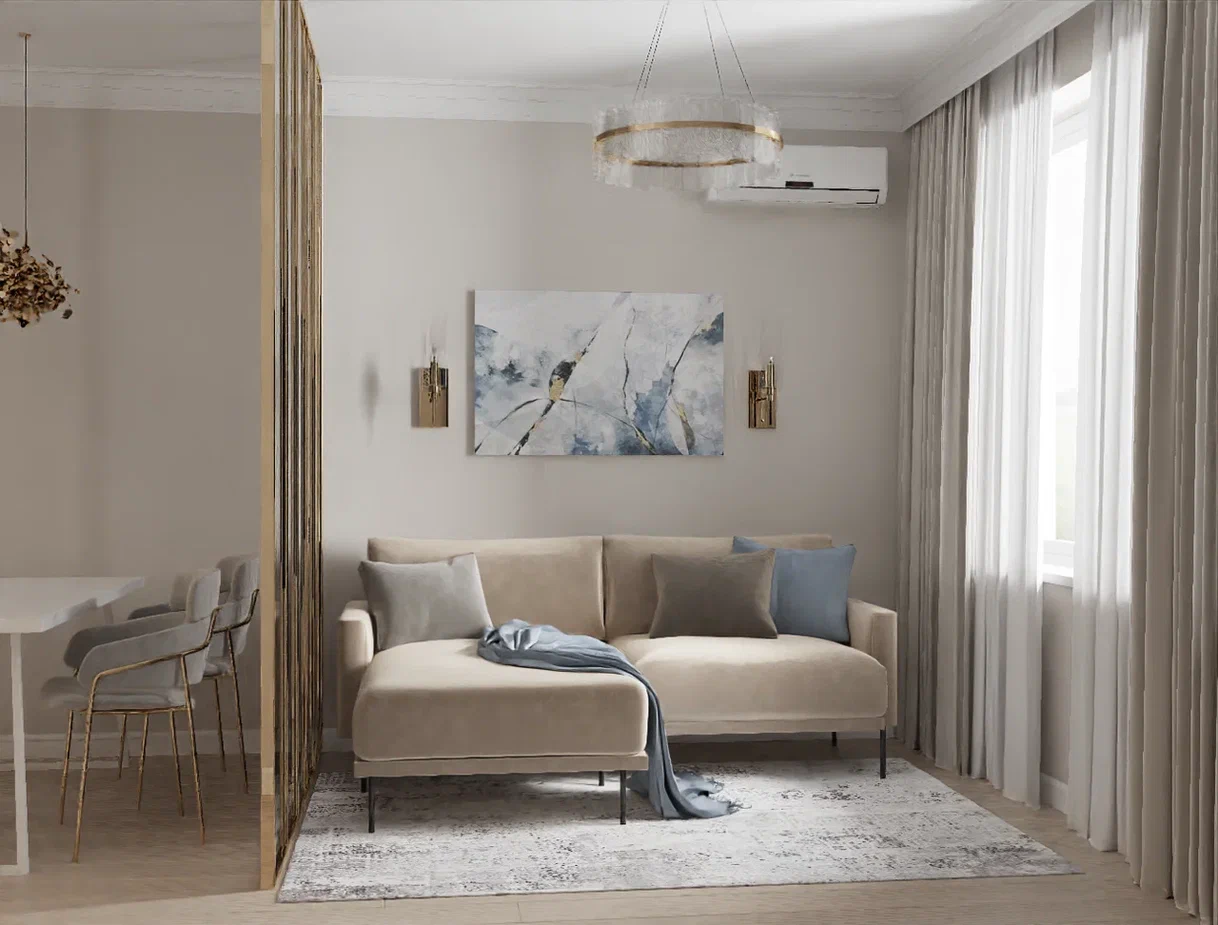 Фото № 11: Ковер в гостиной: как правильно выбрать и разместить на полу