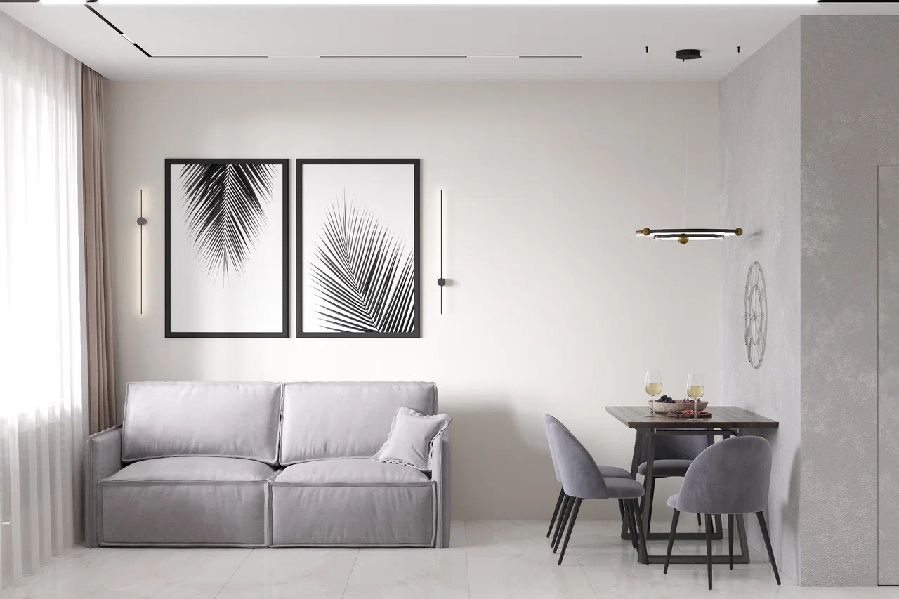 Фото № 11: Выигрышные сочетания с серым цветом в интерьере: 15 палитр от ReRooms