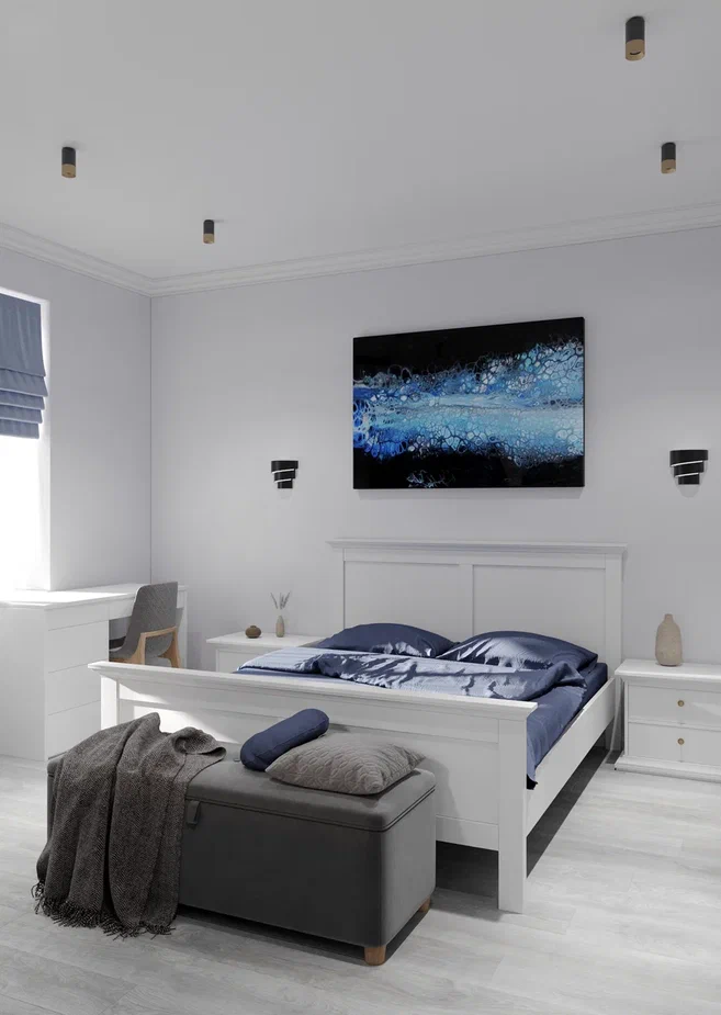 Фото № 19: Как декорировать кровать: 30 модных вариантов постельного белья