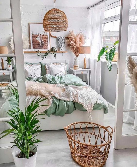 Фото № 10: Как декорировать кровать: 30 модных вариантов постельного белья