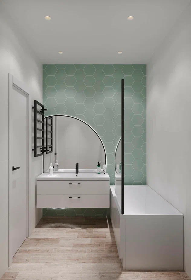 Фото № 16: Плюсы и минусы отделки ванной пластиковыми панелями