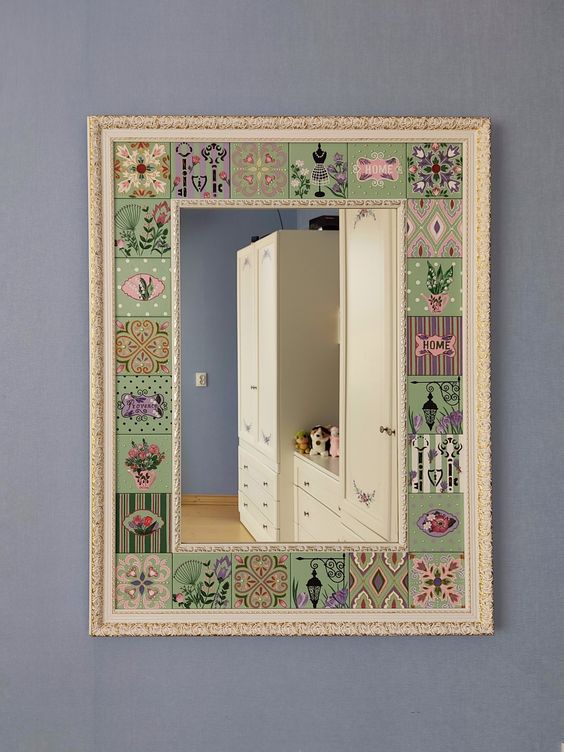 Фото № 7: Декор рамы для зеркал — 20 идей для вдохновения