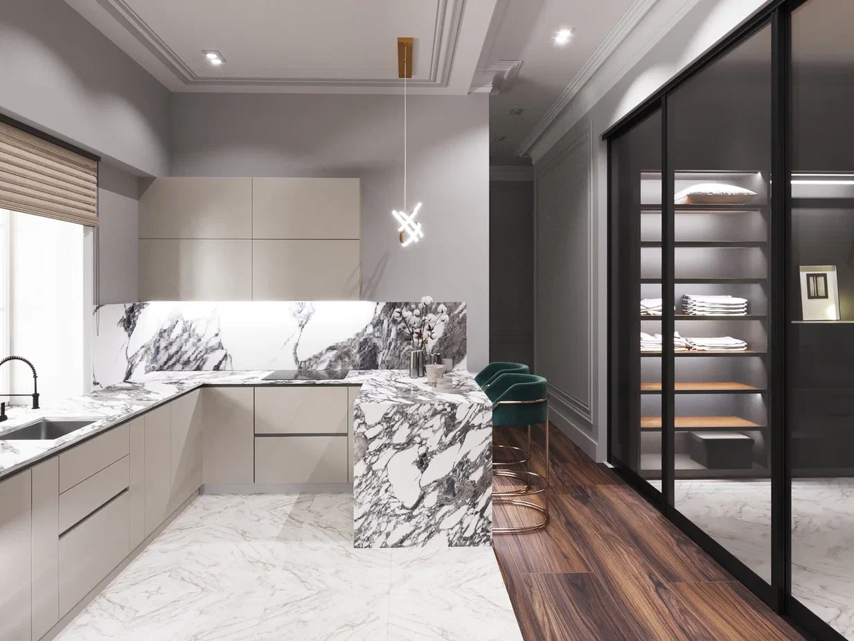 Фото № 18: 20 способов хранения сковородок на кухне