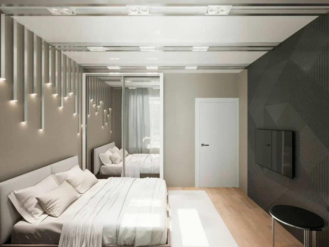 Фото № 2: Шкаф-купе для прихожей в современном интерьере