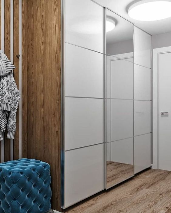 Фото № 18: Шкаф-купе для прихожей в современном интерьере