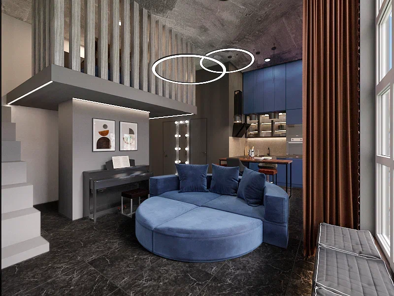 Фото № 17: 8 причин использовать темный пол в интерьере