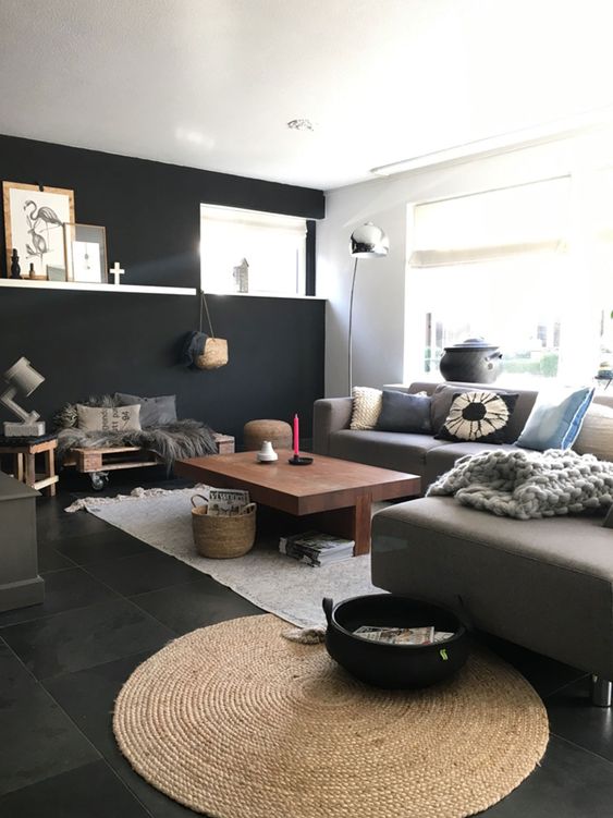 Фото № 7: 8 причин использовать темный пол в интерьере