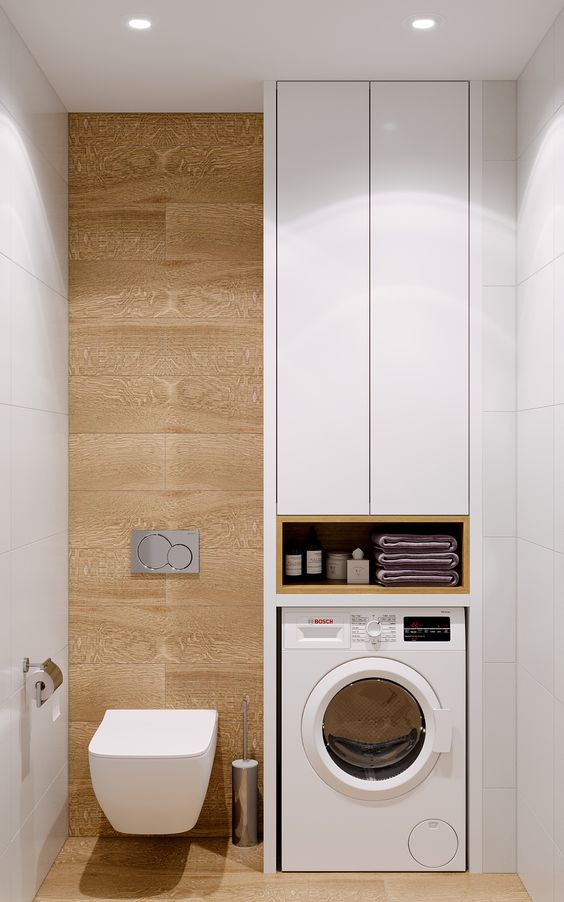 Фото № 9: 10 классных идей оформления маленького туалета