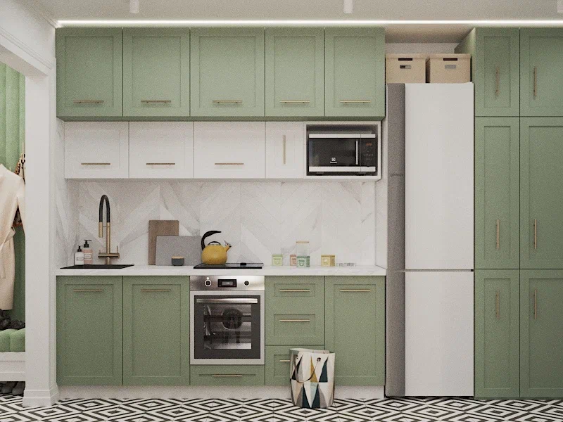 Фото № 6: Дизайн ручек для кухонной мебели