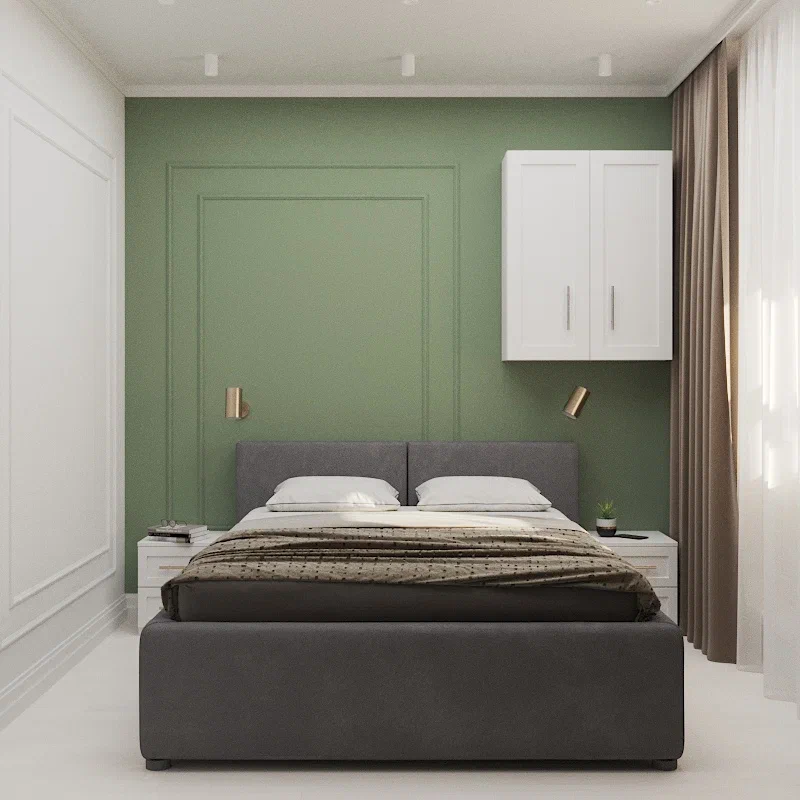 Фото № 19: Крашеные стены в интерьере: 27 волшебных идей