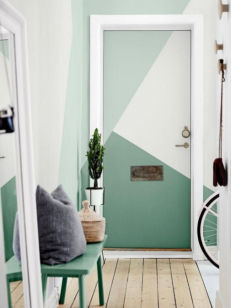 Фото № 9: Крашеные стены в интерьере: 27 волшебных идей