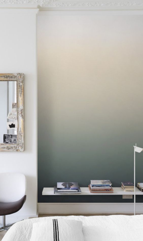 Фото № 10: Крашеные стены в интерьере: 27 волшебных идей