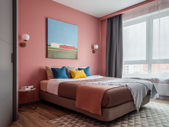 Фото № 5: Крашеные стены в интерьере: 27 волшебных идей