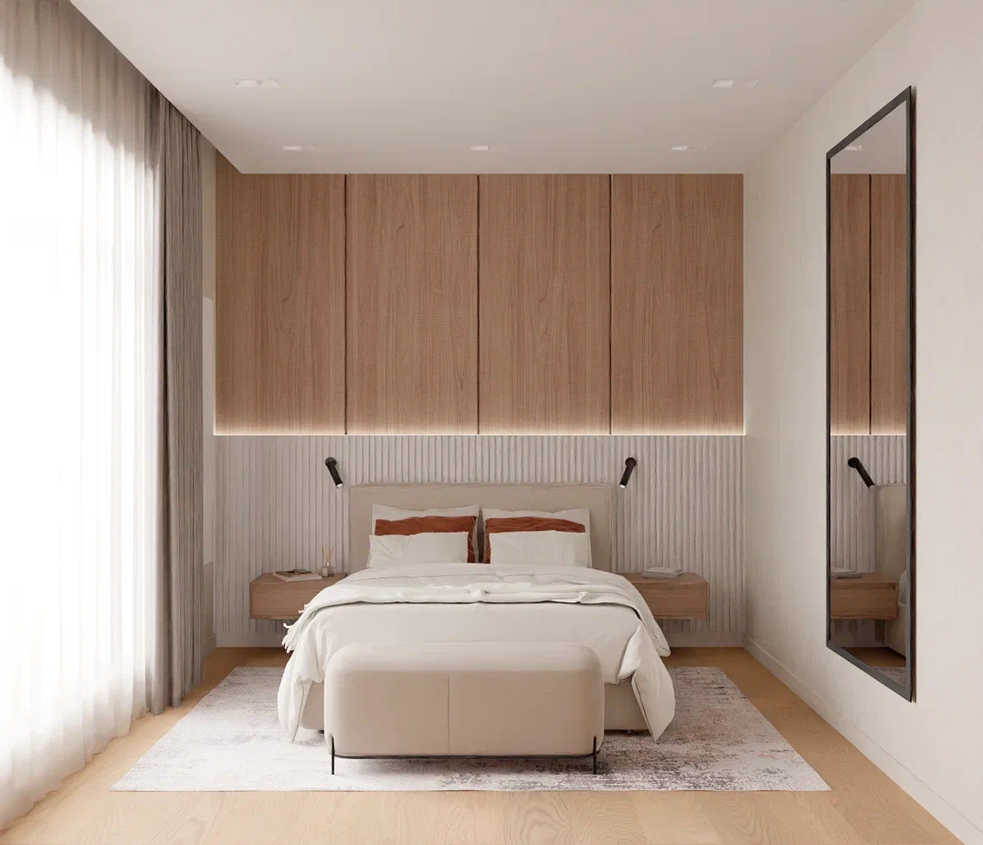 Фото № 12: Как украсить стены за кроватью в спальне: 20 интересных способов