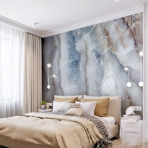 Фото № 16: Как украсить стены за кроватью в спальне: 20 интересных способов