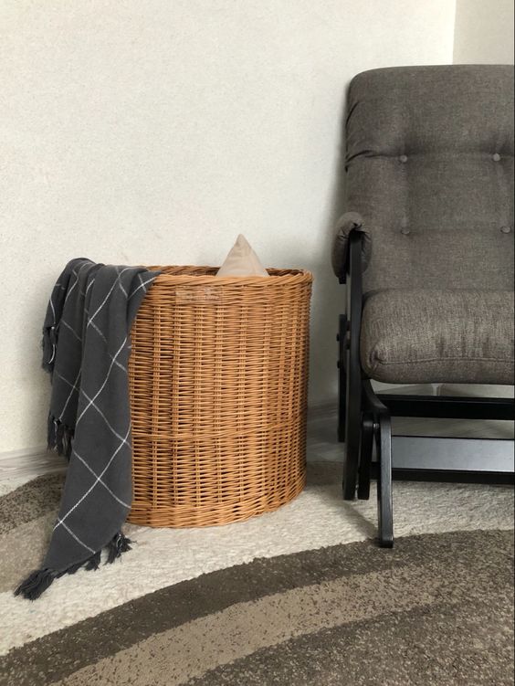 Фото № 3: Корзины в интерьере: что хранить, куда поставить