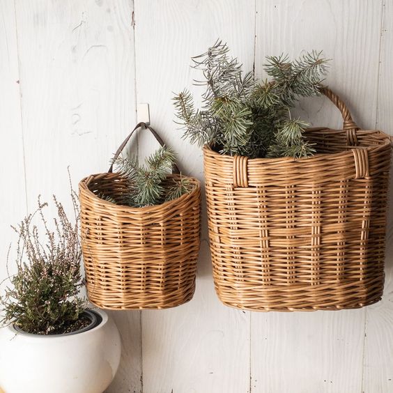 Фото № 20: Корзины в интерьере: что хранить, куда поставить