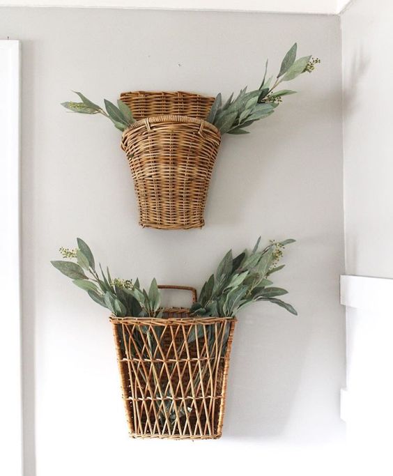 Фото № 19: Корзины в интерьере: что хранить, куда поставить